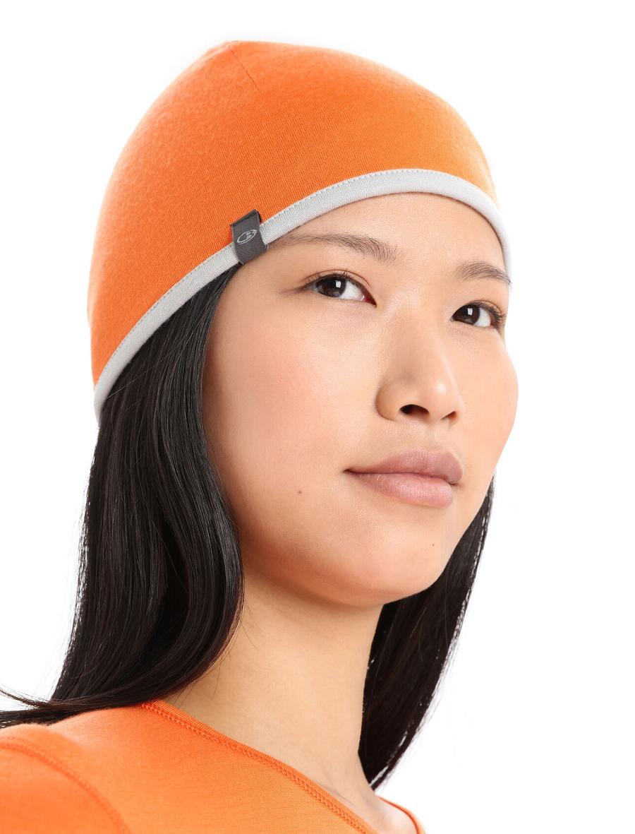 Flash / Ether Icebreaker Unisex Merino Pocket Beanie Women's Hats | AU 1487AHKP